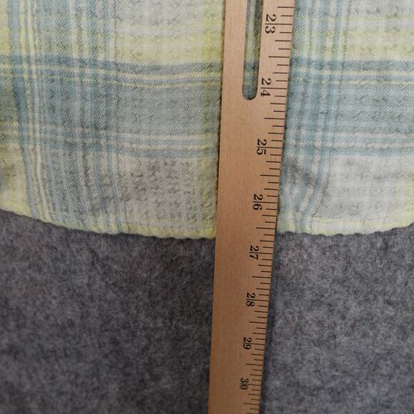 Rails Top Womens Small Brady Sage Lemon Button Shirt Plaid Western Cowgirl - Picture 9 of 10